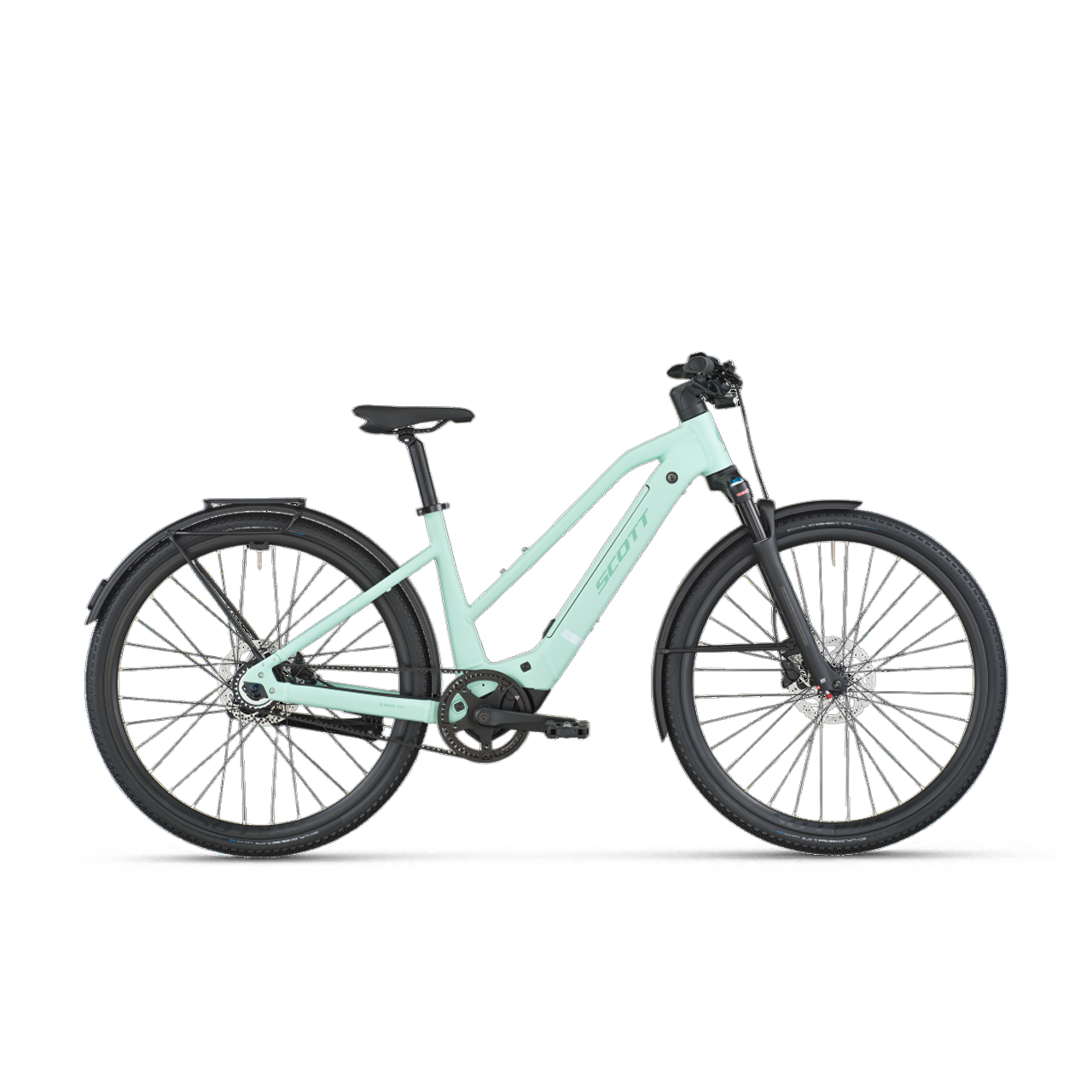 Scott Passage 10 Belt Slope Grön - L Elcykel  Hybrid 2024 från .