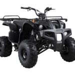 X-Pro Worker ATV 150cc Svart med drag från X-Pro.