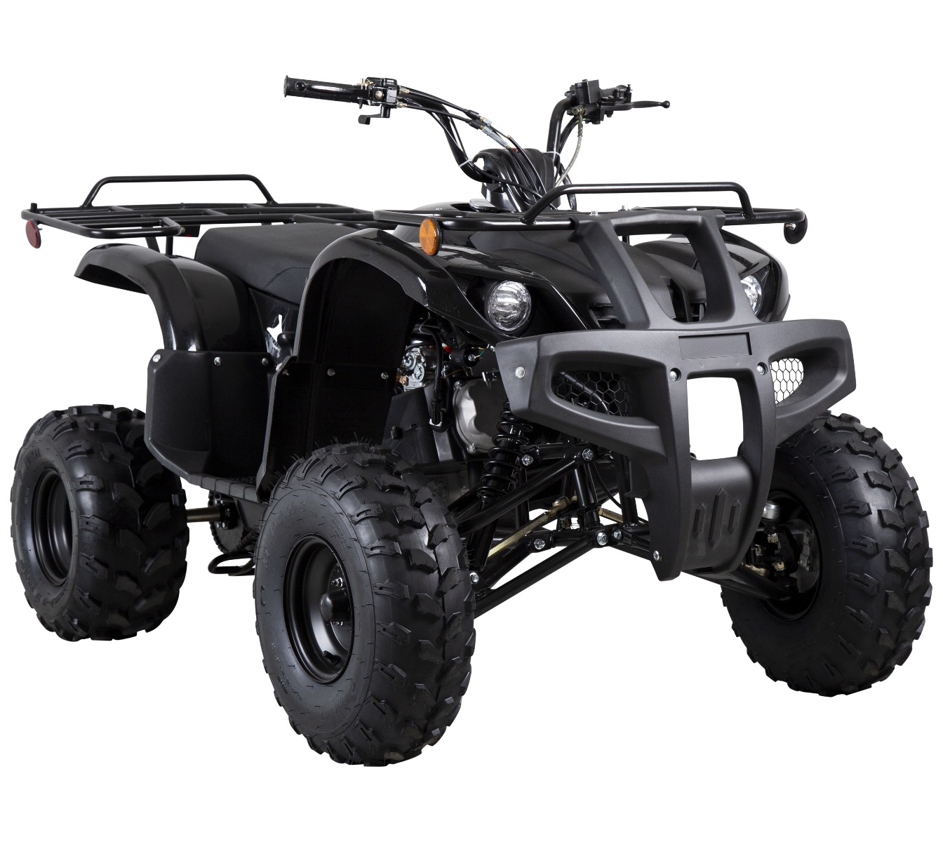 X-Pro Worker ATV 150cc Svart med drag från X-Pro.