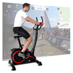 Motionscykel AL2 Bäst i Test (S Kinomap/Swift - Svart) Motionscykel från Christopeit Sport.