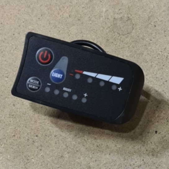 5-speed PAS-kontrollpanel till Evobike från Evobike.