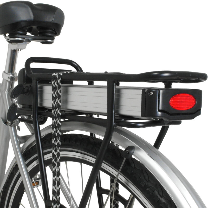 Litiumbatteri 36V 10Ah med inbyggd baklampa från Evobike.