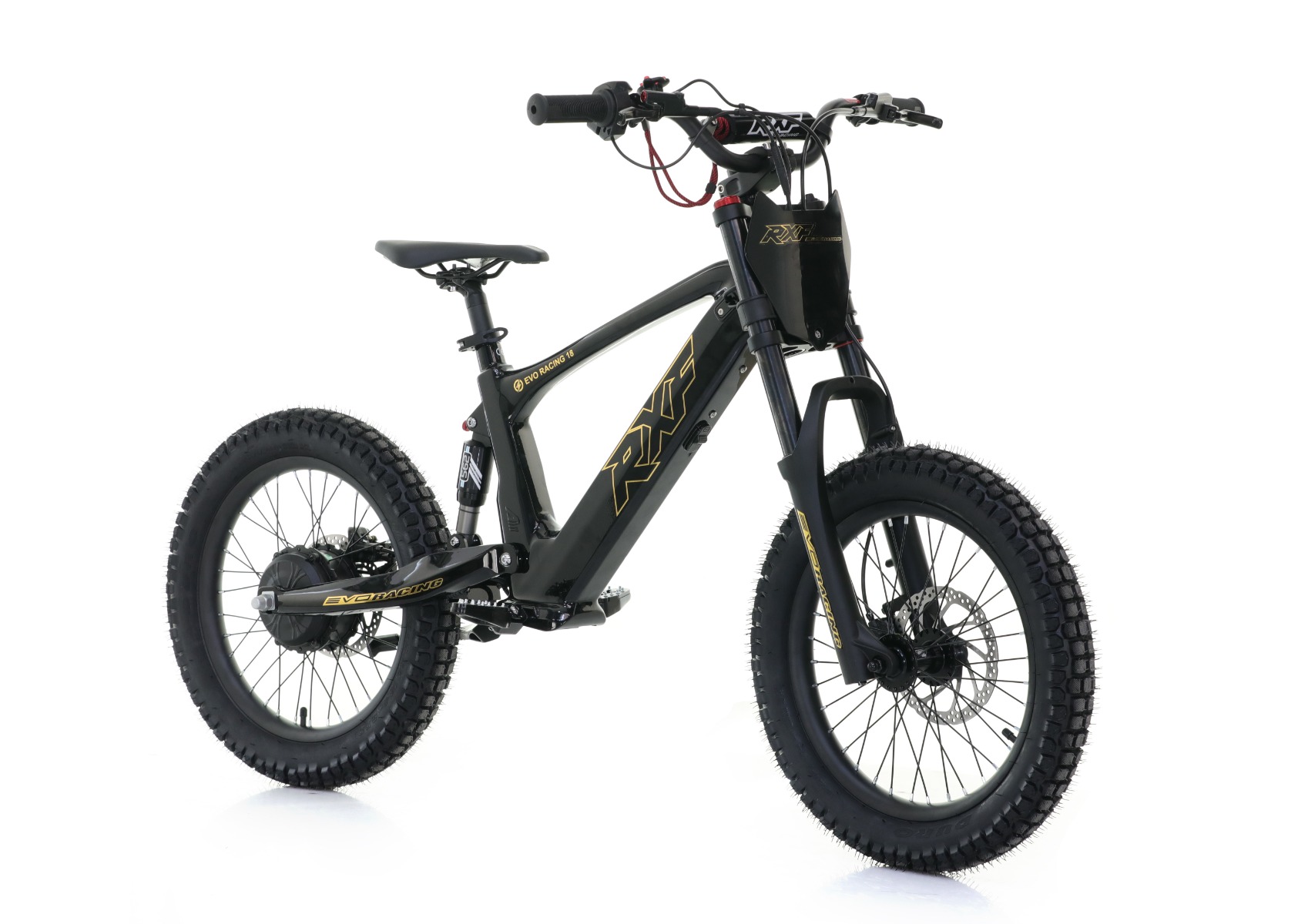 Trix-elcykel 500W RXF EVO 18" Svart/Guld - 30km/h från Apollo.