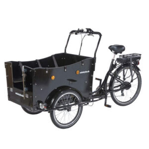 Amladcyklar El Lådcykel - Deluxe - Kindergarten Open 80 % Monterad från Amladcyklar.