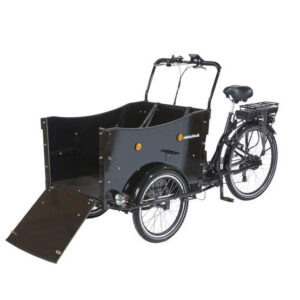 Amladcyklar El Lådcykel - Ultimate Curve - Dog 80 % Monterad - Öppning Ramp från Amladcyklar.