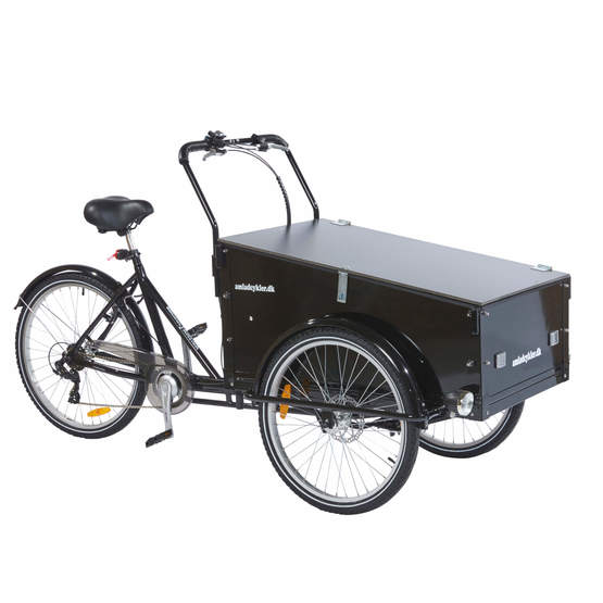 Amladcyklar El Lådcykel - Ultimate Curve - Workman 80 % Monterad från Amladcyklar.