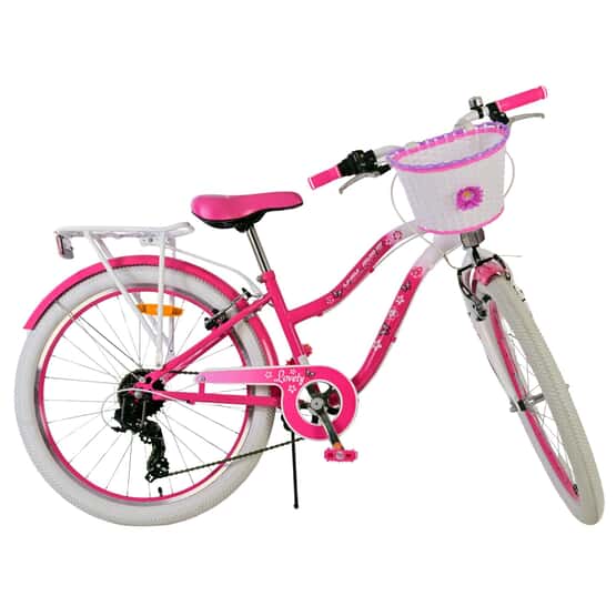 Barncykel - Volare - Lovely Children'S Bike - 24 Tum - Rosa - 7 Växlar från Volare.