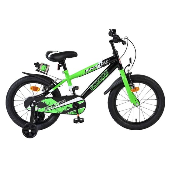 Barncykel Volare - Sportivo 16  Tum Green - Handbroms från Volare.