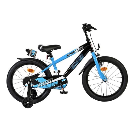 Barncykel - Volare - Sportivo Kids Bike - 18 Tum - Blå Svart från Volare.