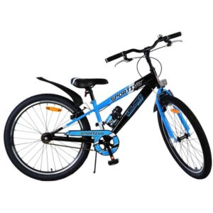 Barncykel - Volare - Sportivo Kids Bike - 24 Tum - Svart Blå - Två Handbromsar från Volare.