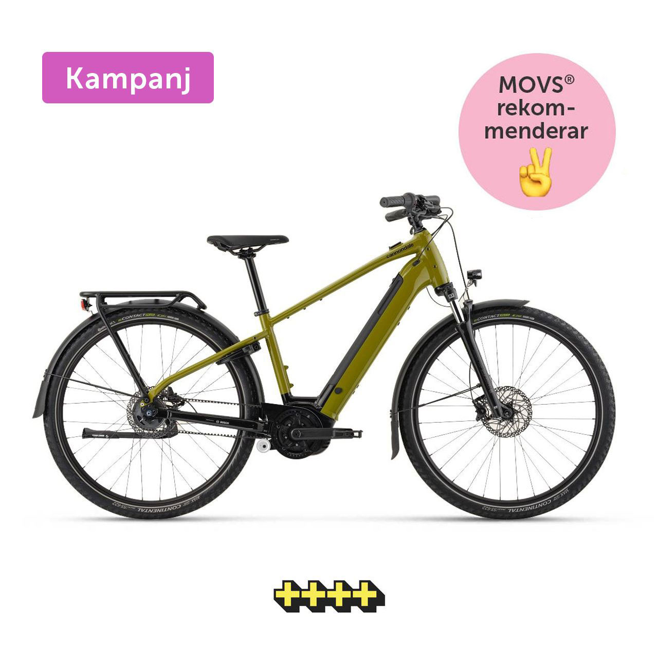 Cannondale Mavaro Neo 4 Grön S Elcykel  Hybrid 2024 från .
