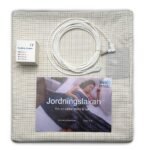 Jordningslakan med silvertrådar 100 x 200 cm från .