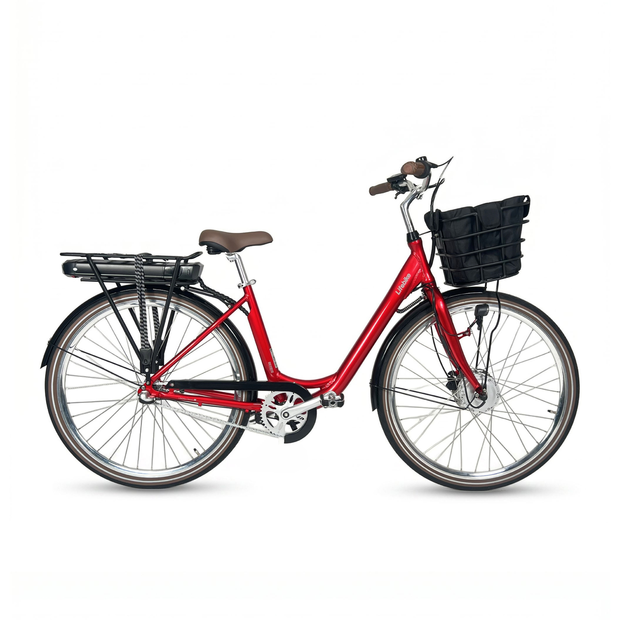 Lifebike Classic G13 3vxl - Röd Elcykel  Klassisk från .