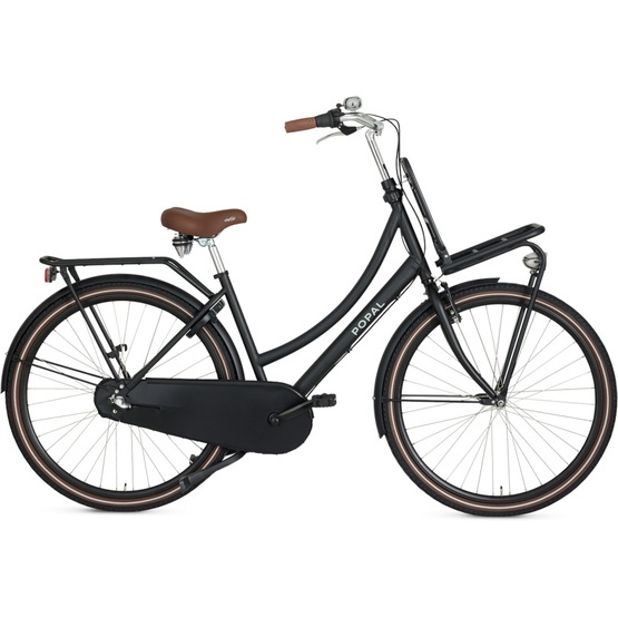 Popal - Cykel - Daily Dutch Basic+ 28 Tum 59 Cm 3 Växlar Fotbroms Mattsvart från Popal.