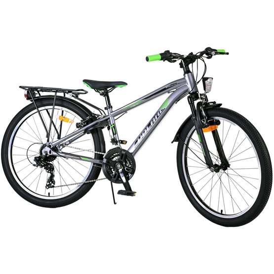 Volare - Barncykel - Cross 24 Tum Mörk Grå - 18 Växlar från Volare.