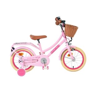 Volare - Barncykel - Excellent 14 Tum Rosa - Fotbroms Med Cykelkorg från Volare.
