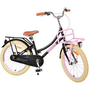 Volare - Barncykel - Excellent 20 Tum Svart - Fotbroms Med Pakethållare Fram från Volare.