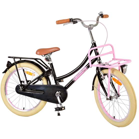 Volare - Barncykel - Excellent 20 Tum Svart - Fotbroms Med Pakethållare Fram från Volare.