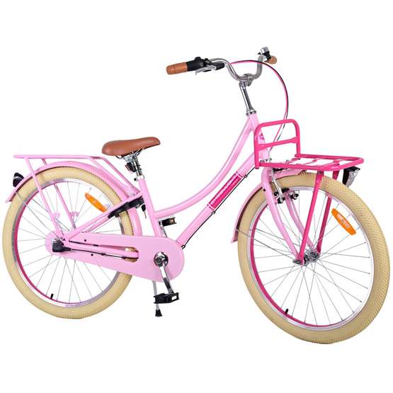 Volare - Barncykel - Excellent 24 Tum Rosa - Nexus 3 Med Pakethållare Fram från Volare.