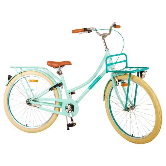 Volare - Barncykel - Excellent 26 Tum Grön - Fotbroms Med Pakethållare Fram från Volare.