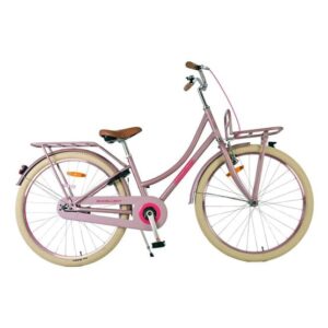 Volare - Barncykel - Excellent 26 Tum Rosa - Fotbroms Med Pakethållare Fram från Volare.