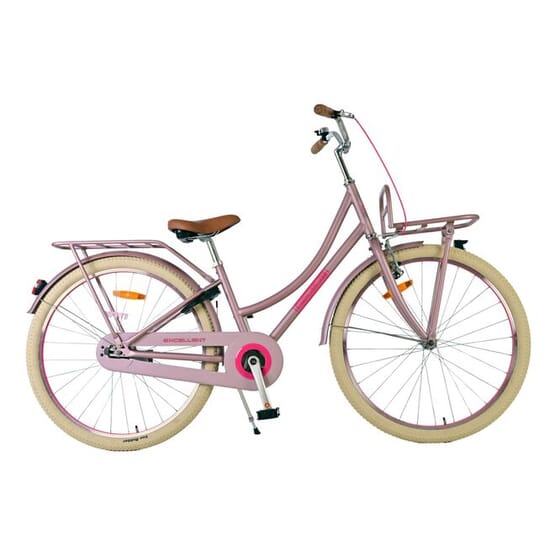 Volare - Barncykel - Excellent 26 Tum Rosa - Fotbroms Med Pakethållare Fram från Volare.