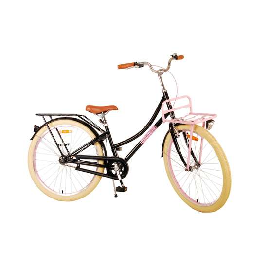 Volare - Barncykel - Excellent 26 Tum Svart - Fotbroms Med Pakethållare Fram från Volare.