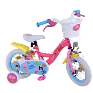 Volare - Barncykel - Greta Gris 12 Tum Dubbla Handbromsar från Volare.