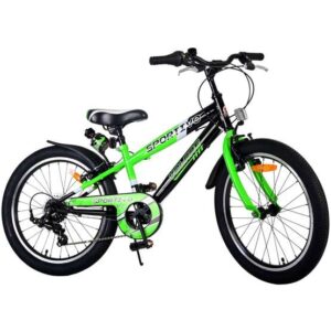 Volare - Barncykel - Sportivo 20 Tum Grön - 7 Växlar från Volare.