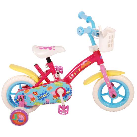 Volare Disney Greta Gris Barncykel 10 tum Deluxe - Stödhjul från Volare.