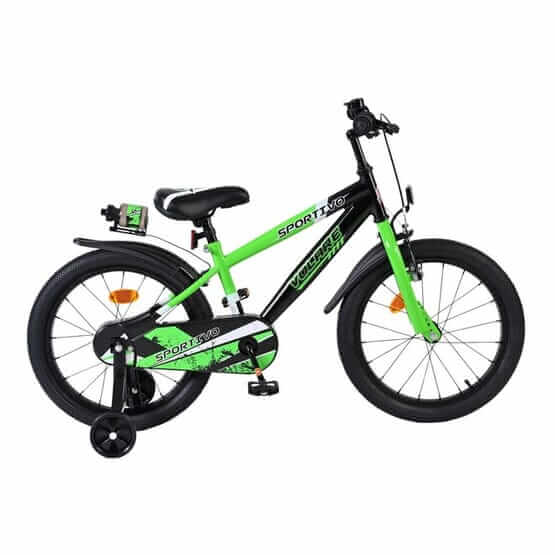 Barncykel - Volare - Sportivo Kids Bike - 18 Tum - Grön Svart från Volare.