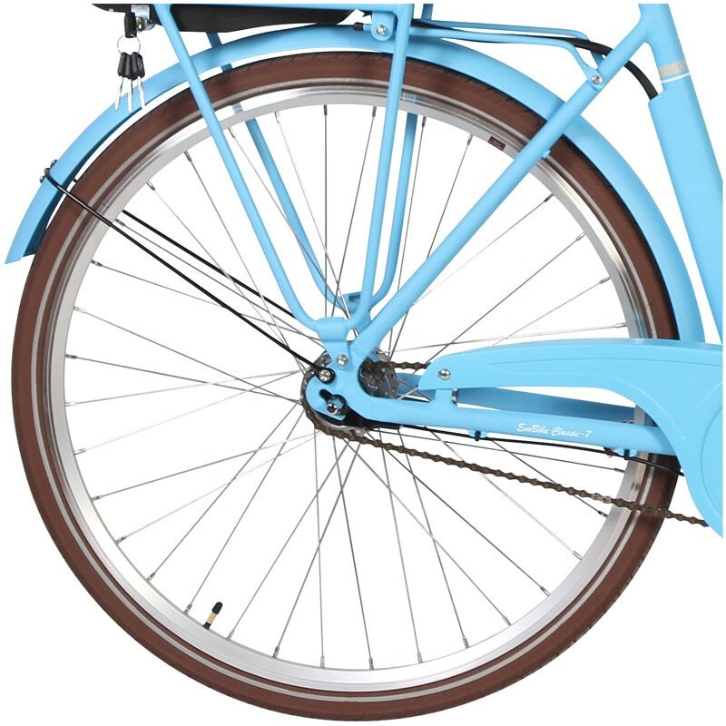 Bakhjul Shimano Nexus 7 elcykel EvoBike CLASSIC från Evobike.