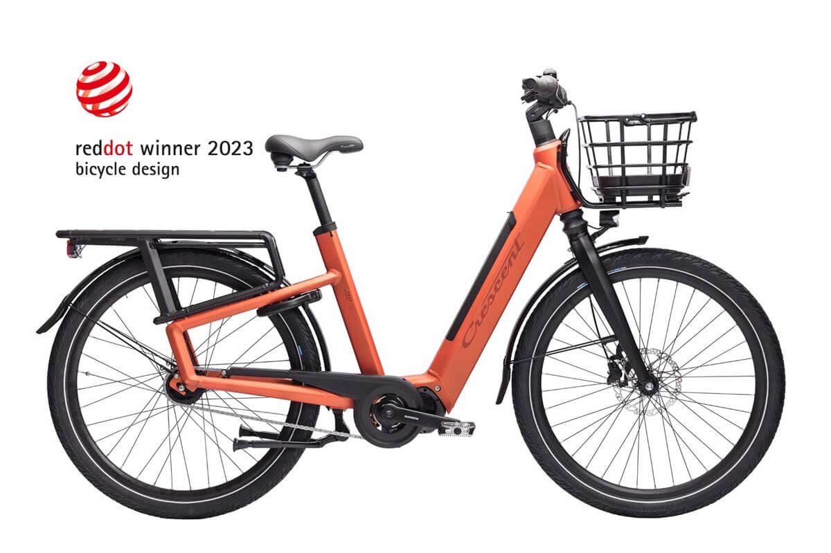 Crescent Elmer 20 5vxl 51cm Orange Korg Elcykel  Hybrid 2024 från Crescent.