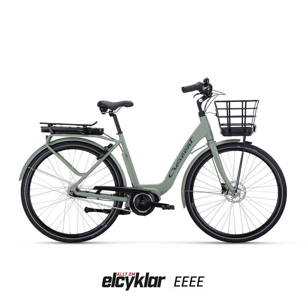Crescent Elora 7vxl 2025 Grön Korg 51cm Elcykel  Klassisk 2024 från .