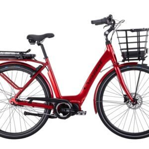 Crescent Elsa 7vxl 51cm Röd Matt Korg Elcykel  Klassisk 2024 från Crescent.