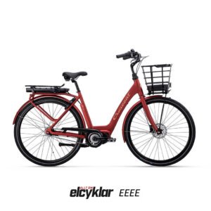 Crescent Elsa 7vxl Röd Matt Korg 51cm Elcykel  Klassisk 2024 från .
