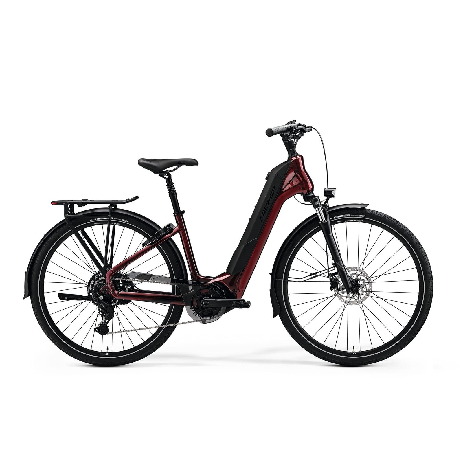 Merida Espresso City 400 Eq Vinröd/svart 2025 - Xl Elcykel  Hybrid 2024 från .