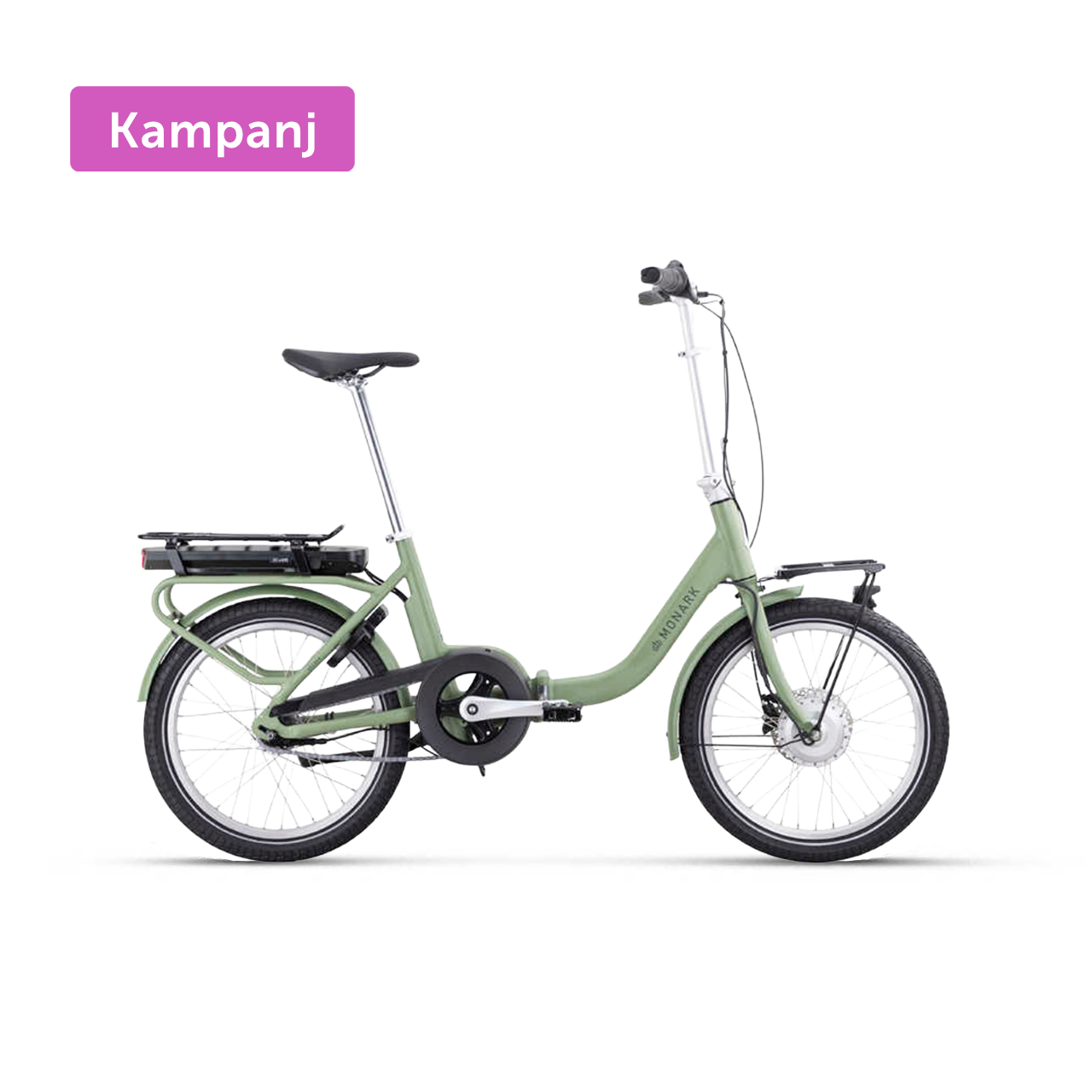 Monark Delbar 7vxl Ljusgrön 38cm Elcykel 2024 från .