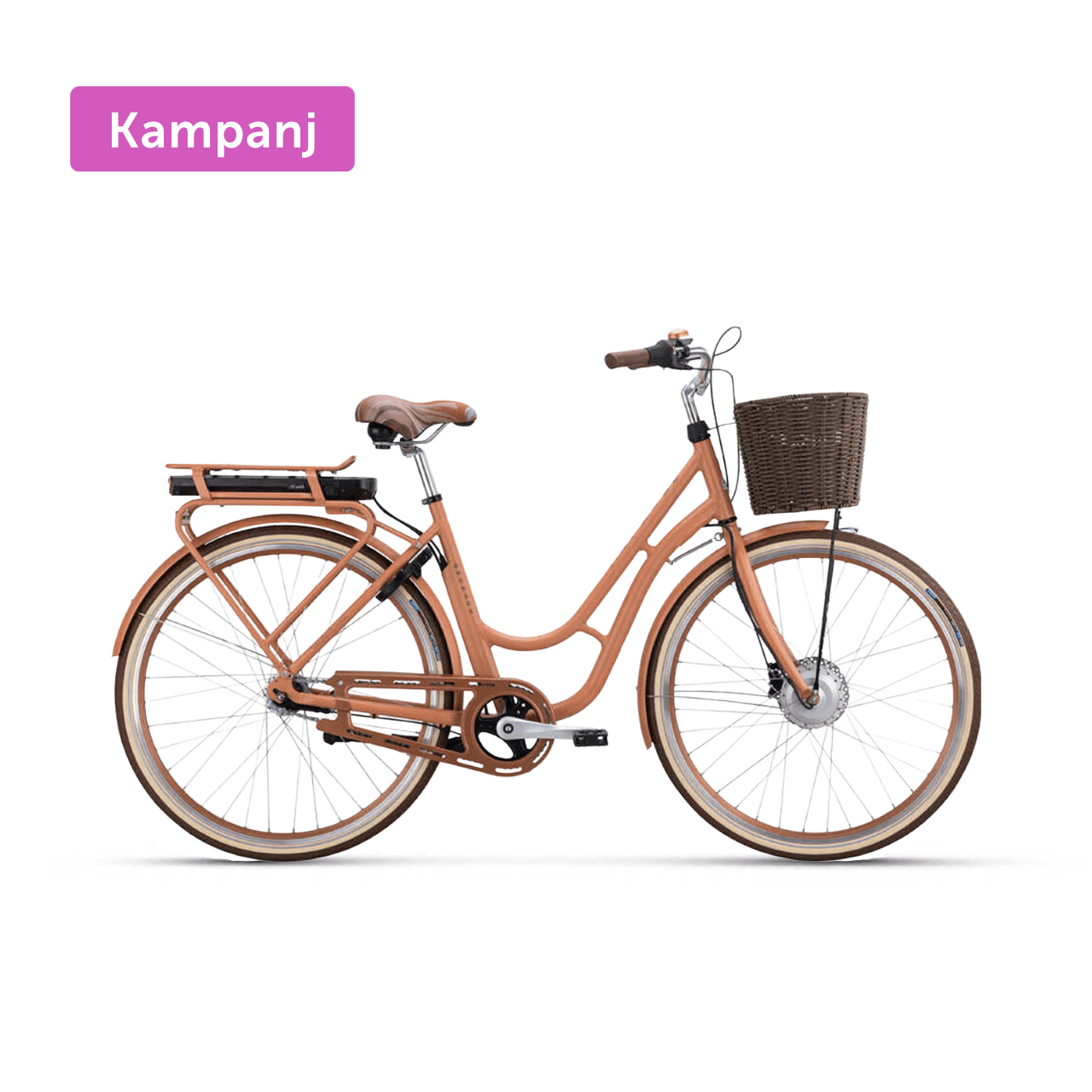 Monark Ekarin 7vxl Terracotta 51cm Elcykel  Klassisk 2024 från .